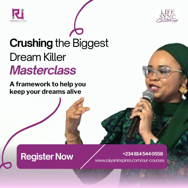 Crushing Your Biggest Dream Killer Masterclass