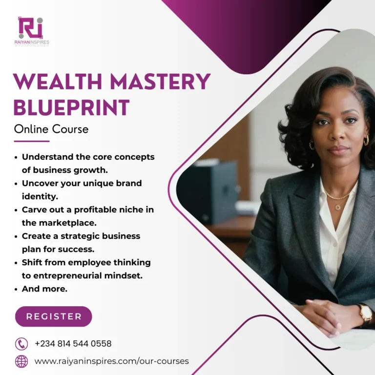 Wealth Mastery Blueprint Online Course
